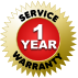 SERVICE WARRANTY 1 YEAR