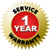 SERVICE WARRANTY 1 YEAR